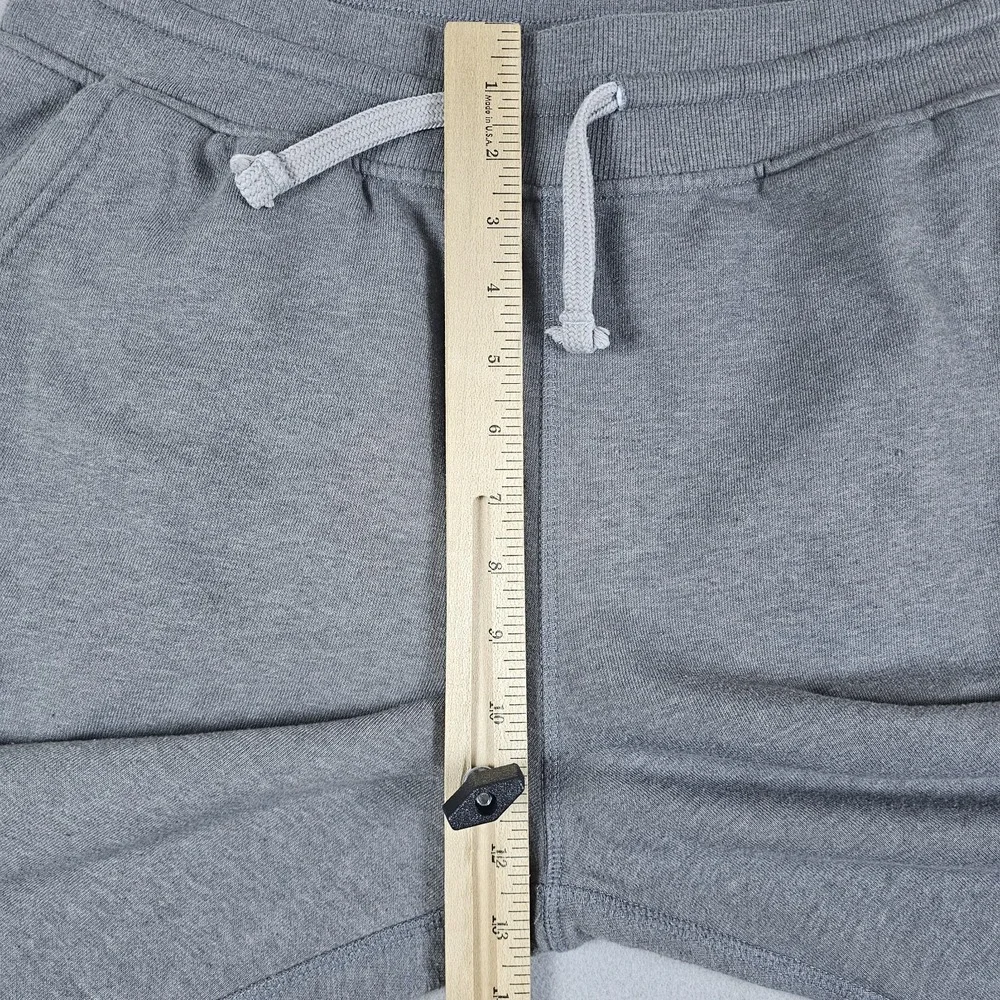 The North Face Jogger Pants Mens Large Gray Fleece Sweatpants Drawstring Pockets